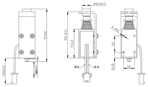 ֱ���������ϵ����,24V��Ϸ����ϵ����-�ߴ�ͼ